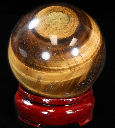 Top Quality Polished Tiger's Eye Sphere #37595
